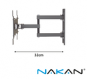 Soporte D/Brazo Movil Extensible A 32 Cm. De 10" A 43"
