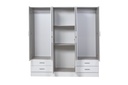 Placard Tana Piú 6ptas 4caj. 183x169.5x46.5xm