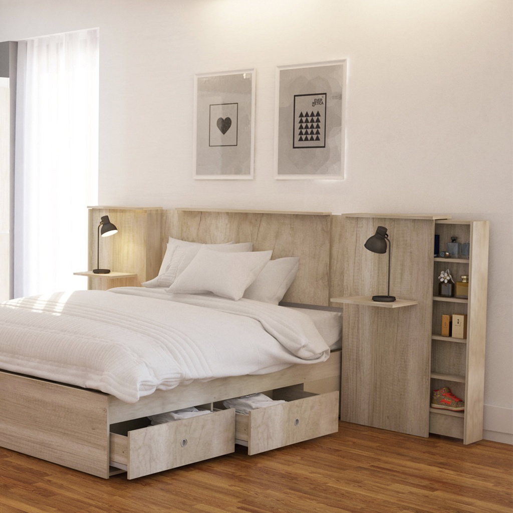 Respaldo Corsa C/ Compartimiento Interior Blanco Helsinki