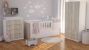 Cuna Funcional Con Carrocama 195X90X90 Cm Correderas Telescopicas Helsinki/Blanco