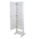 Porta Objetos Bijoutero Con Espejo Blanco