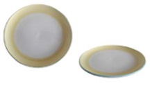Plato Postre Ceramica 20,5Cm - Amarillo