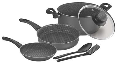 Paris Batería Cocina X 6 Pzas Negro