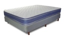 Conjunto de colchón y sommier K252 1.40 X 1.90 Azul 