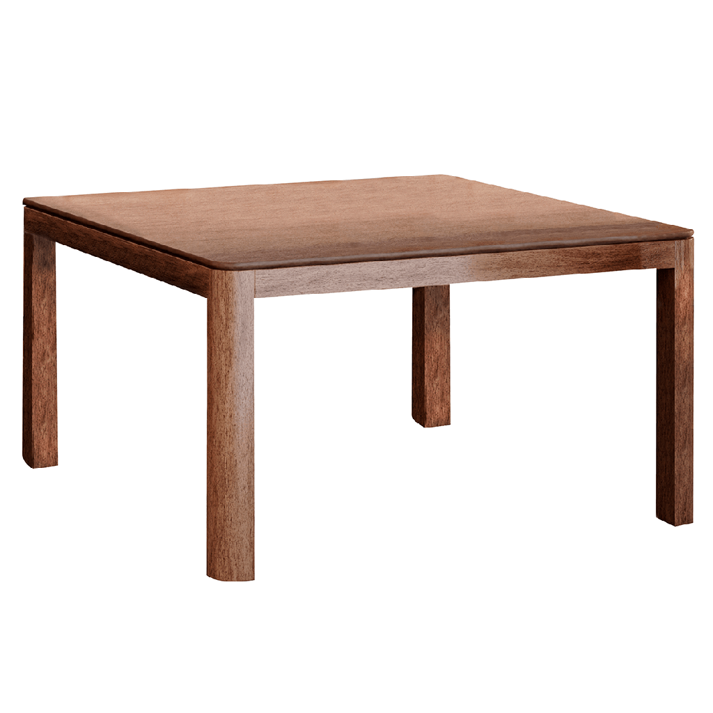 Mesa Lacar 135X135 Castaño