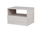 Mesa De Luz Flotante 1C Murano Pino Blanco