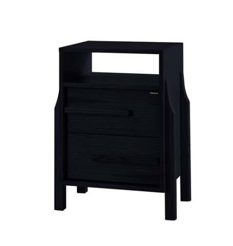 Mesa de noche Bohemia 0.56 x 0.45 x 0.73 Mts Negro