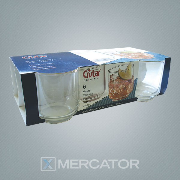 Vaso Alegro Bajo 282 Cc X 6U